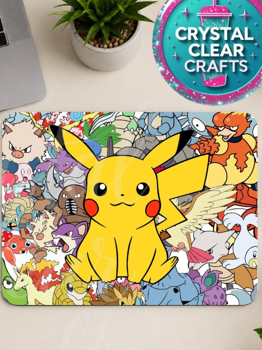 Pokemon Handmade Mousepad